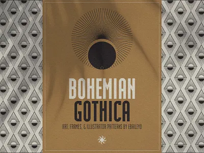 BOHEMIAN GOTHICA: 50+ abstract elements for Adobe Illustrator adobe bohemian boho branding dark edgy elements for sale goth gothic grunge grungey hippy icons illustrator illustrator patterns logo design patterns vectors