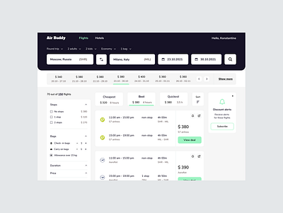 Air Buddy flights engine booking flights search travel