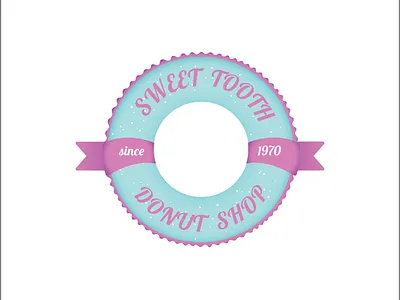 Sweet Tooth Donut Shop branding design graphic design illustration illustrator logo vector