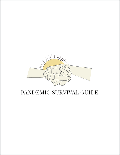 Pandemic Survival Guide branding design graphic design illustration illustrator logo typography ui ux vector