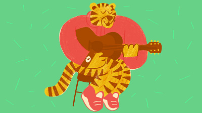 Danthera tigris daniel illustration kids pbs tiger