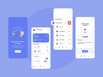 Fintech App design fintech illustration mobile mobile app ui ux