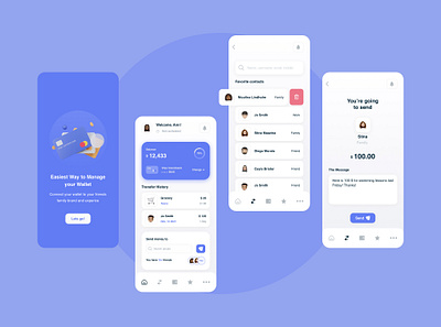 Fintech App design fintech illustration mobile mobile app ui ux