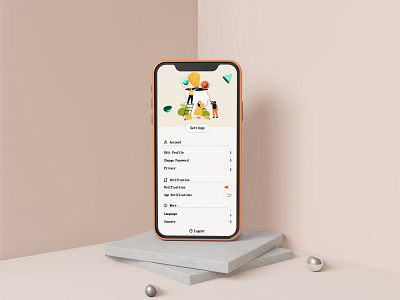 DailyUI Day 007 - Account Settings Page account app behance branding colorful colors cooldesigns dailyui design dribbble graphic design illustration illustrations logo mobile motion graphics newdesign settings ui vector