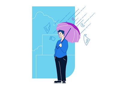 Stay Dry art branding color design graphic design ill illustration vector