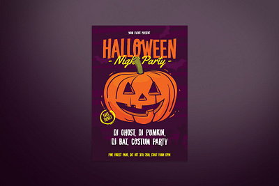 Halloween Flyer catalog clean design flyer ghost graphic design halloween halloween flyer halloween poster illustration indesign magazine modern motion graphics night poster print printable scary template