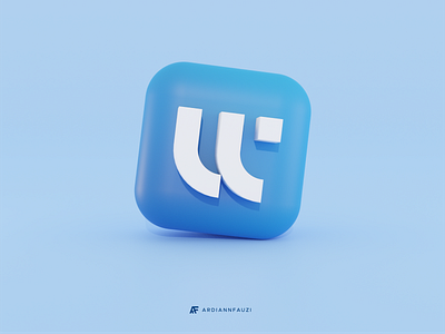 W Monogram 3D Exploration 3d 3d art 3d icon 3d logo 3d w icon 3d w monogram brand branding design gradient gradient logo logo logo for designer logocollection modern logo monogram pictorial mark simple logo w w monogram