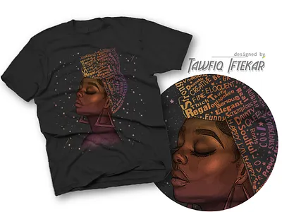 Power of Black Women adobe photoshop black black women illustrator powerful t shirt design