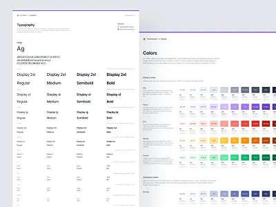 Starter style guide UI kit (Figma Community) — Untitled UI color styles colour styles design system figma figma community free freebie simple type styles typography ui kit web design webflow