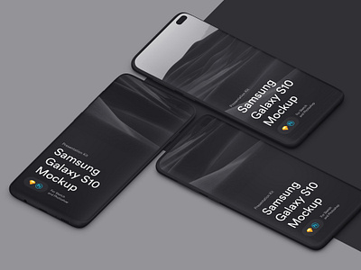 Samsungs Galaxy 10+ Mockups android mockup samsung