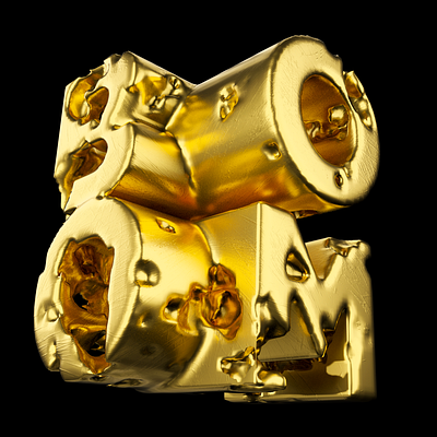 BOOM 3d art dawlymjaramillo design graphic design rusty typography