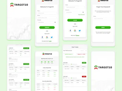 Trading Mobile App | UI Design appdesign appui creative design design mobile trading ui uidesign uiux ux xd