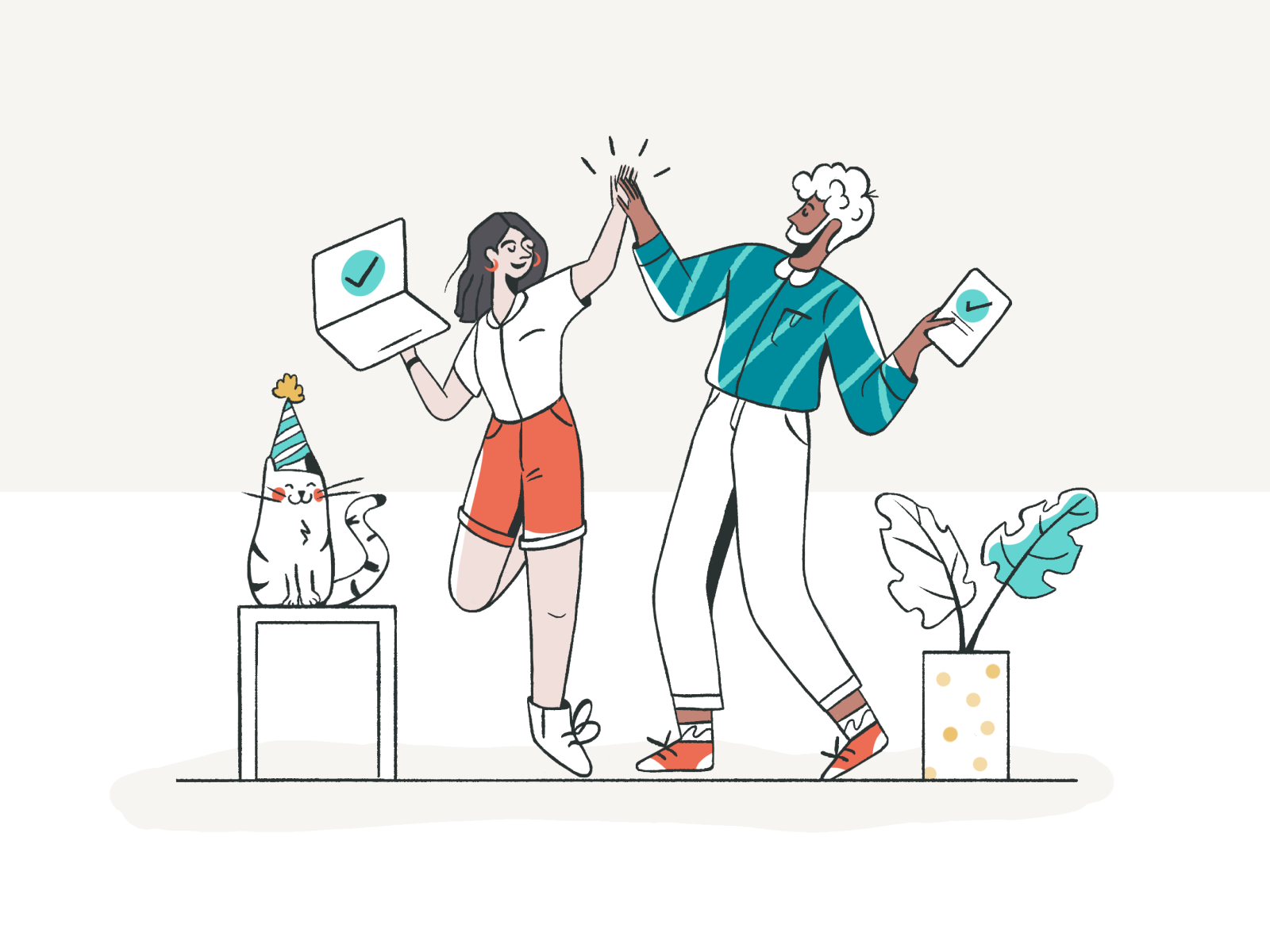 Example of Illustration - Get Paid