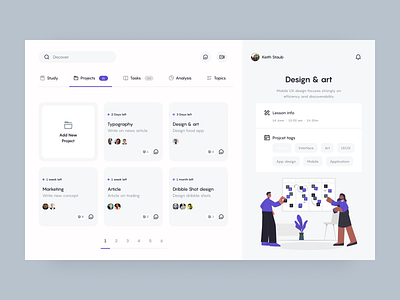 Project Management Dashboard Design app ui kit companyproject dailyui dashboardlayout dashboardui dashboarduidesign design management managementdesign project projectdesign projectmanagementdashboard sketch teams ui ui design uiux web design