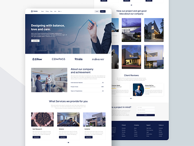 Real Estate Landing Page design design inspiration landing page landing page ui landing page ui design property management ui real estate real estate landing page real estate landing ui real estate ui design ui design uiux user experience user interface ux design