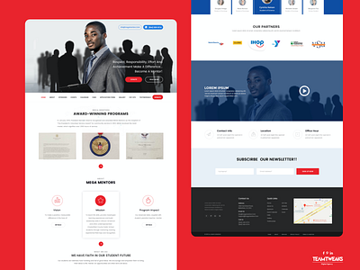 Educational -web development landing page design appdesign branding deliveryapp design illustration landingpage logo ui vector web development company webdesign