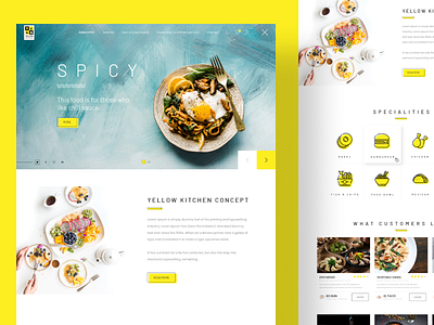 Website Design for Restaurant food food landing page landing landing page modern restaurant restaurant app restaurant landing page ui ux website website design