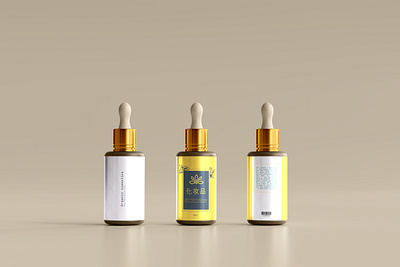 化妆品 Cosmetic Label branding graphic design label