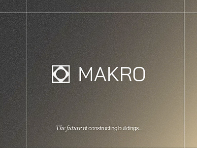 MAKRO - Brand Design for Construction Company brand brand design branding build company clean construction construction company fonts graphic design logo logo design texture ui