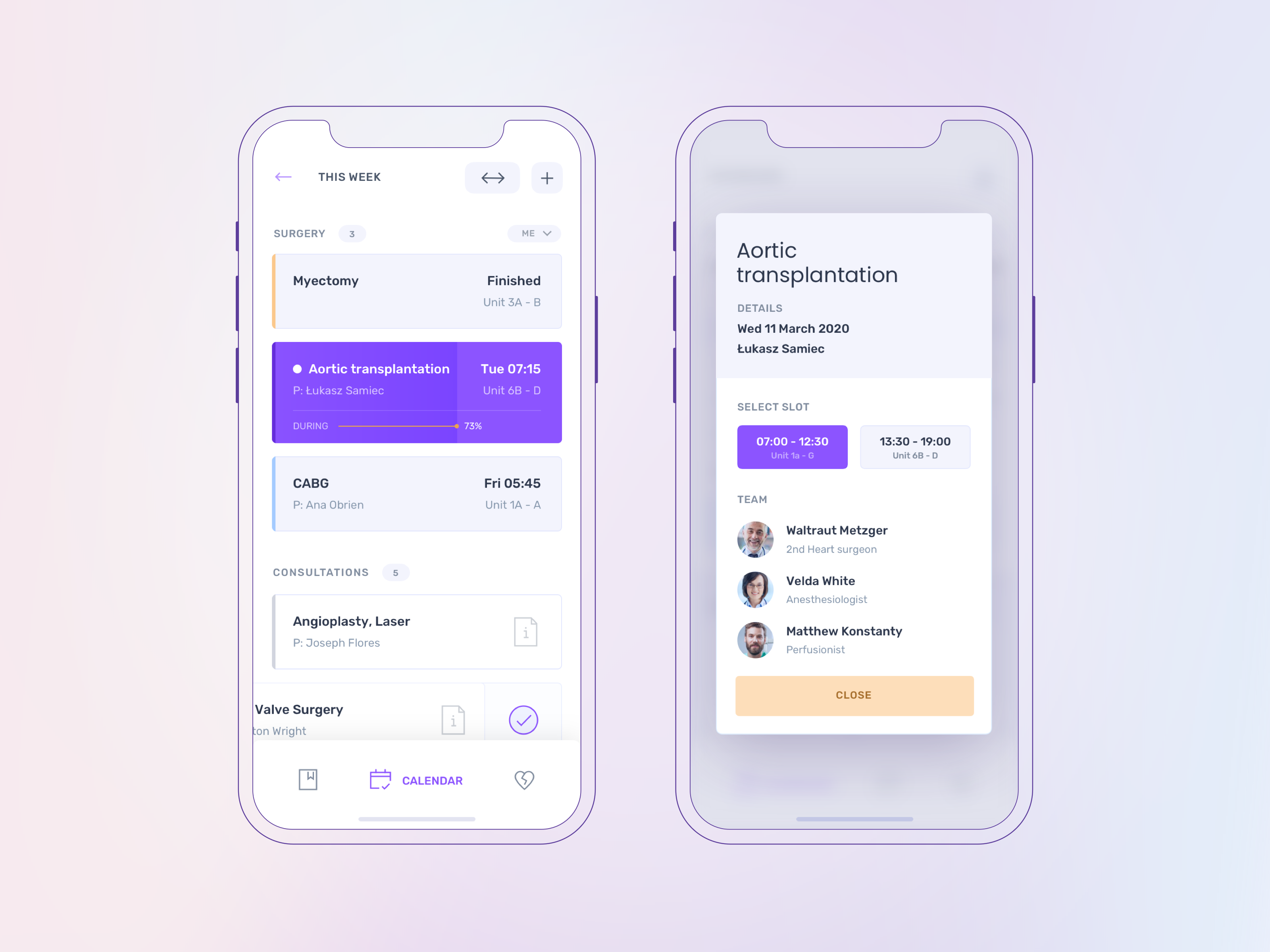 Doctor App Exploration by Łukasz Samiec on Dribbble