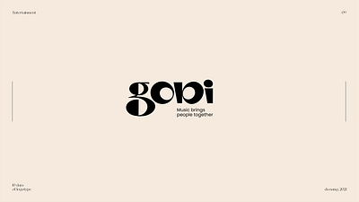 Godi Logotype branding design font logo logotype typeface typography vector