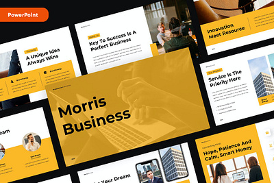 MORRIS - Presentation Template clean colorful company corporate design google slides template keynote template modern multipurpose photography pitch deck portfolio powerpoint powerpoint template presentation presentation template studio template unique website