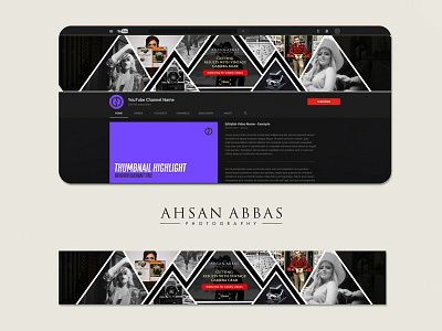 Ahsan Abbas Photography Banner Design advertisement banner banner bazaar bannerbazaar concept creative creative banner design google ad banner illustration logo photographer photography social media banner