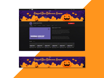 Halloween Season Banner Design advertisement banner banner bazaar bannerbazaar concept creative creative banner design google ad banner horror illustration logo season social media banner