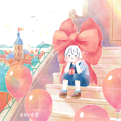 gift graphic design illustration kidlitart picturebook