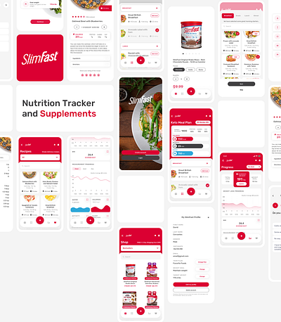 Nutrition App app design ui ux