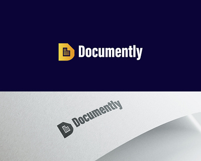 Documently Logo design concept brand design brandidentity branding clean corporate creative logo document file logo logo designer logodesign minimal modern office popular solid tech