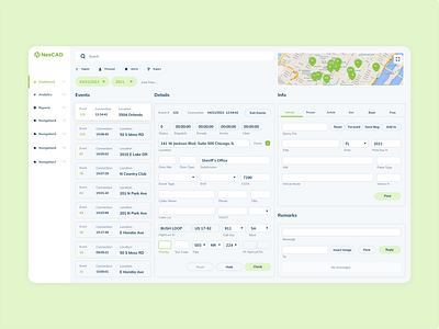 Call Center Dashboard design ui ux