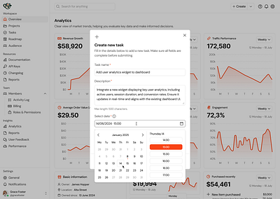 Date Picker · Koala UI b2b dashboard dialog dropdown figma input light light mode modal product product design saas ui ui design ux design