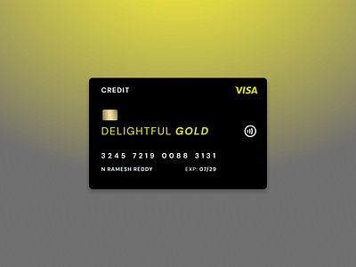 Premium Credit Card Design card design credit card design cx delightful design figma design minimal design premium design product design ui cards ui design uiux