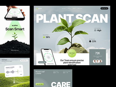 Website for an Agriculture Product ✦ Zolve design interface product service startup ui ux web website