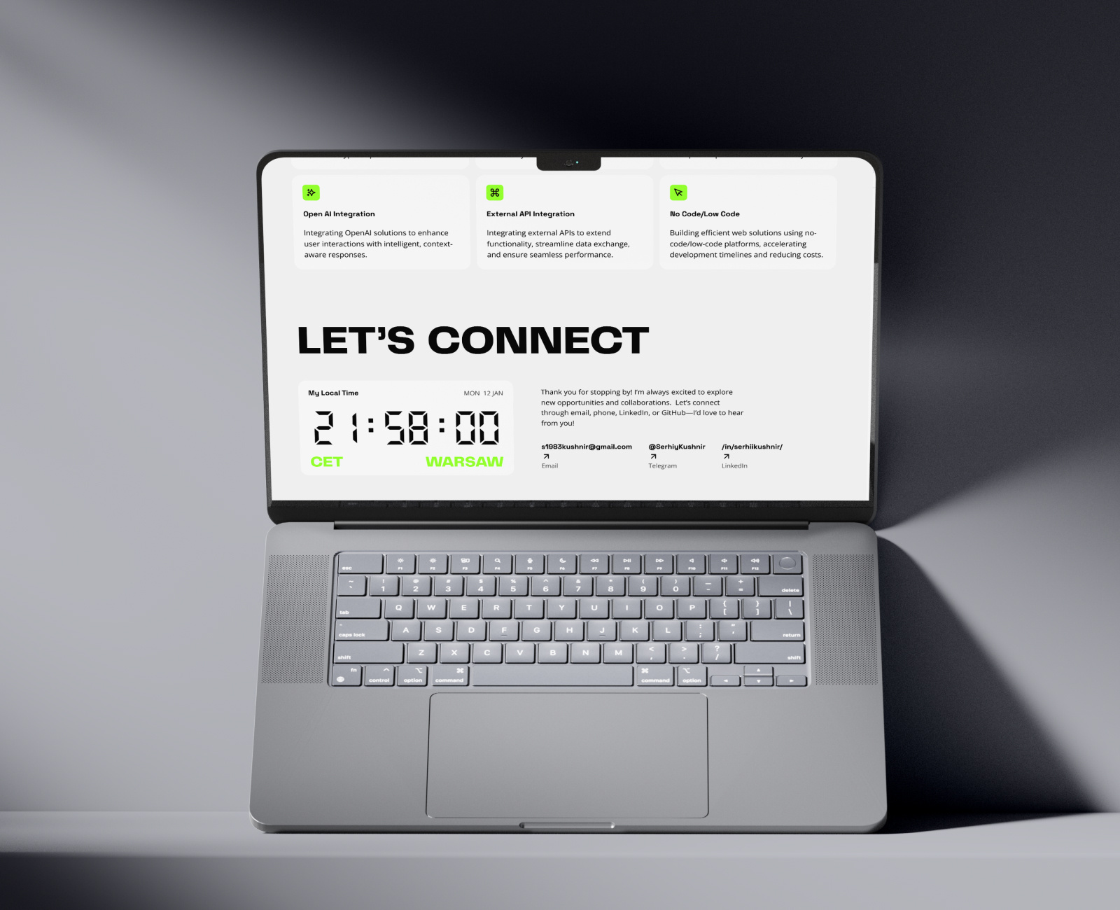 Example of Web Design In Figma
