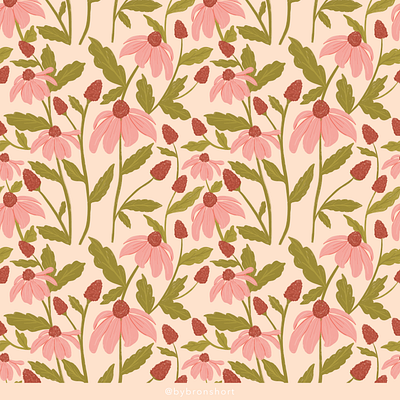 In The Wild - pattern design artist design femaleartist floral floralpattern flowers illustration pattern patterndesign surfacepattern textiledesigner