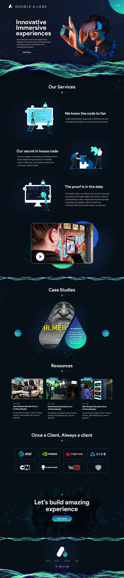 Double A Labs design illustration ui ux