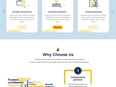 Bizydev design illustration ui ux