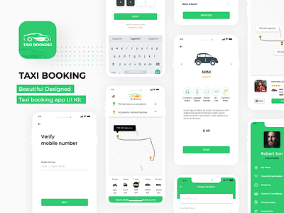 Taxi Booking App UI app design app ui app uiux booking mobile app design ride sharing app riding app taxi taxi booking taxi booking app taxi booking app ui taxi driver taxi ui uber app uber clone ui uiuxdesign user interface ux design