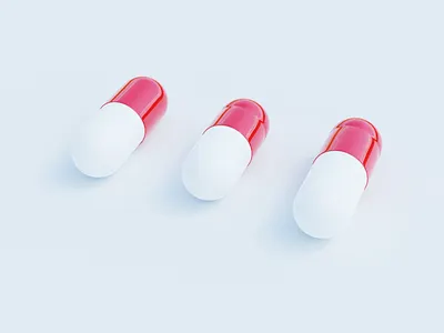 Capsule Pill. 3d blender capsule cycles design pill