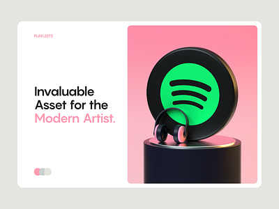 3D Illustration For Music Blog Post 3d 3d design 3d icon 3d scene 3ddesigns 3dmodeling c4d dj headphones music render speaker spotify ui