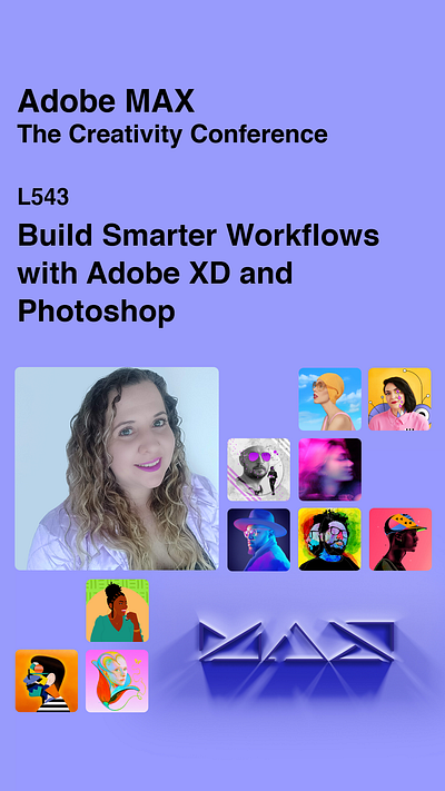 Join me at Adobe MAX 2021 adobe adobe max adobe xd app design conference design fergie free free conference interface lab photoshop responsive design ui ux web design workshop xd