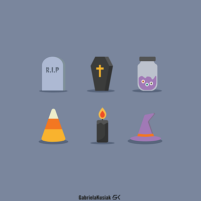 Halloween Icons set icons illustration logo vector