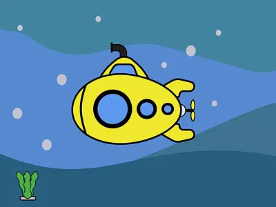 Journey to the sea bed ⛴️⛴️⛴️ design graphic design illustration vector