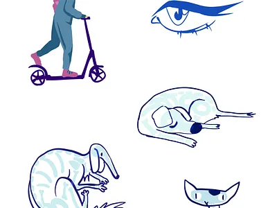 Ghost pets ghost halloween il illustration pets vector