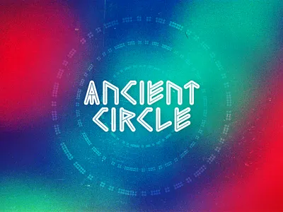 Ancient Circle band branding design graphic design logo logo design music psychadelic rock band type design typo typography vector