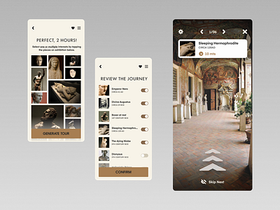 Museo Romano · Tour Guide Generator ui