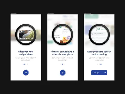 Walkthrough UI app app design case study design illustration ios portfolio ui vector walkthrough