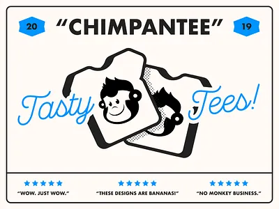 Chimpantee Label brand branding bread chimpanzee design food illustration illustrator label lockup logo monkey packaging type typography vector